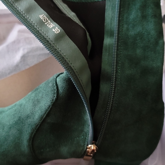 Silent D green suede boots size 9 Anthropologie - Picture 2 of 4